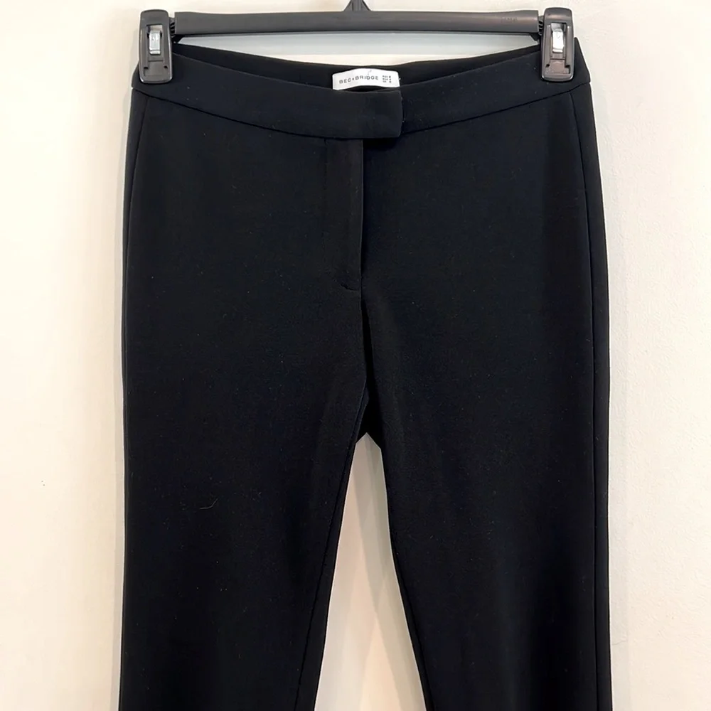 Bec & Bridge Black Pants/Slacks Hem cut‎ off look Size 4